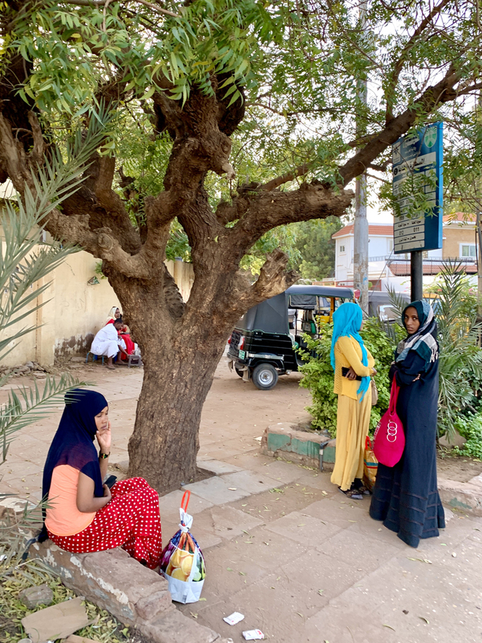 город Хартум, местные жительницы