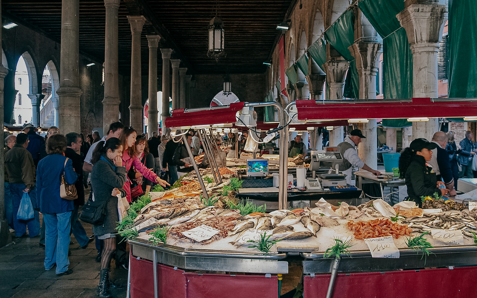 Рыбный рынок у моста Риальто
