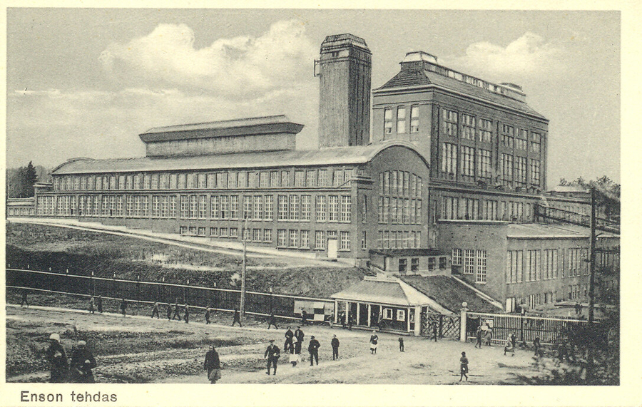 Завод города Энсо в 30-е годы (Светогорск)