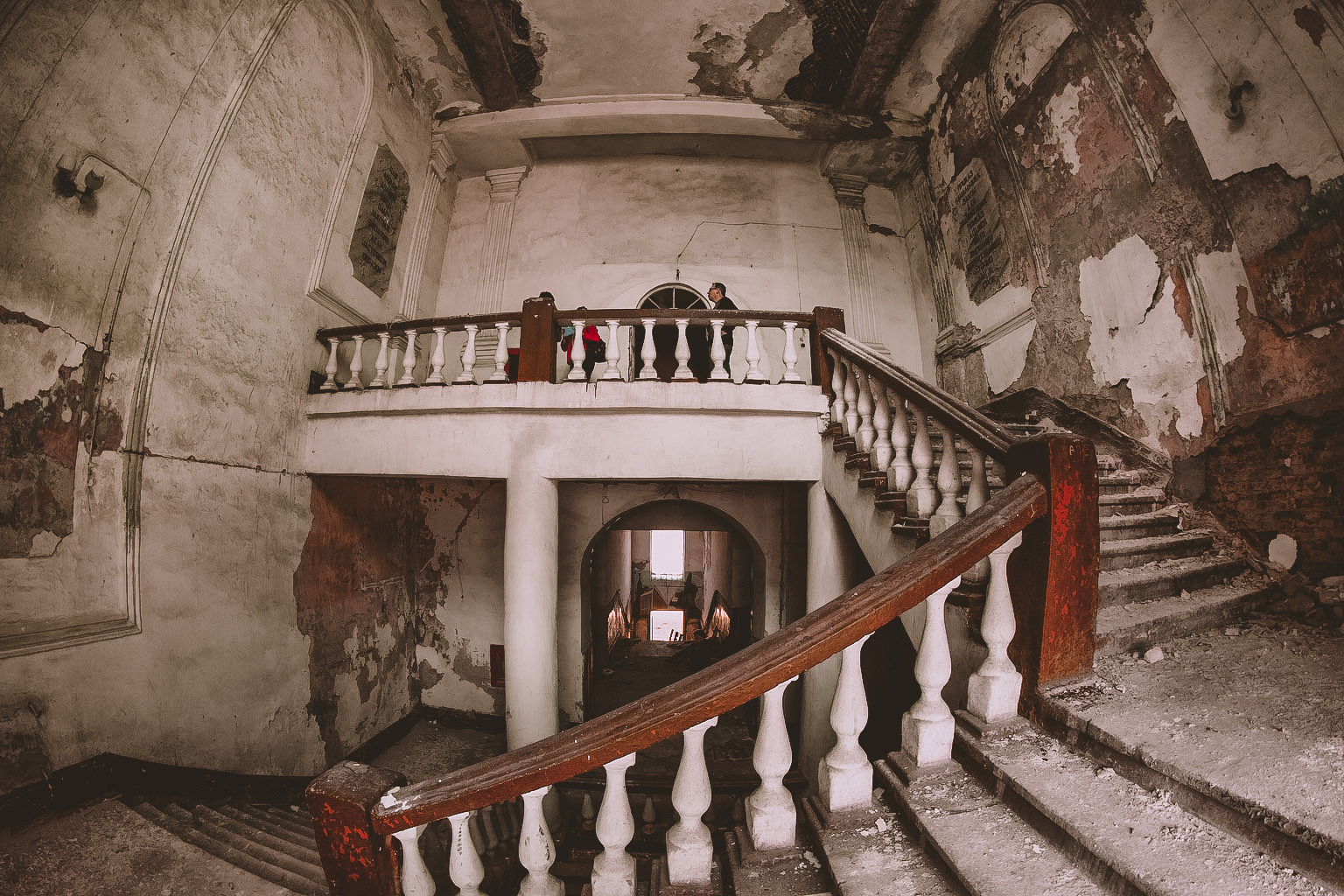 Аркчеевские казармы, лестница